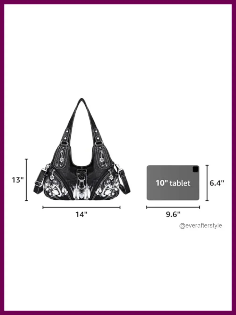 Women's Faux Leather Hobo Satchel Bag with Double Straps, Large Everyday Purse